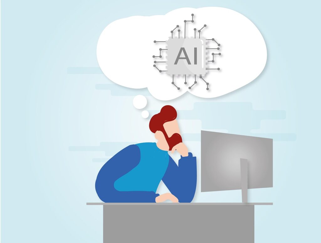 man, computer, think, digital, chat, communication, internet, office, workplace, desk, work, technology, video conference, e-learning, online, chatbot, chatgpt, ai, artificial, intelligence, future, chip, circuit board, cpu, chatgpt, chatgpt, chatgpt, chatgpt, chatgpt